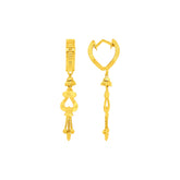 22K Gold Drop Earrings
